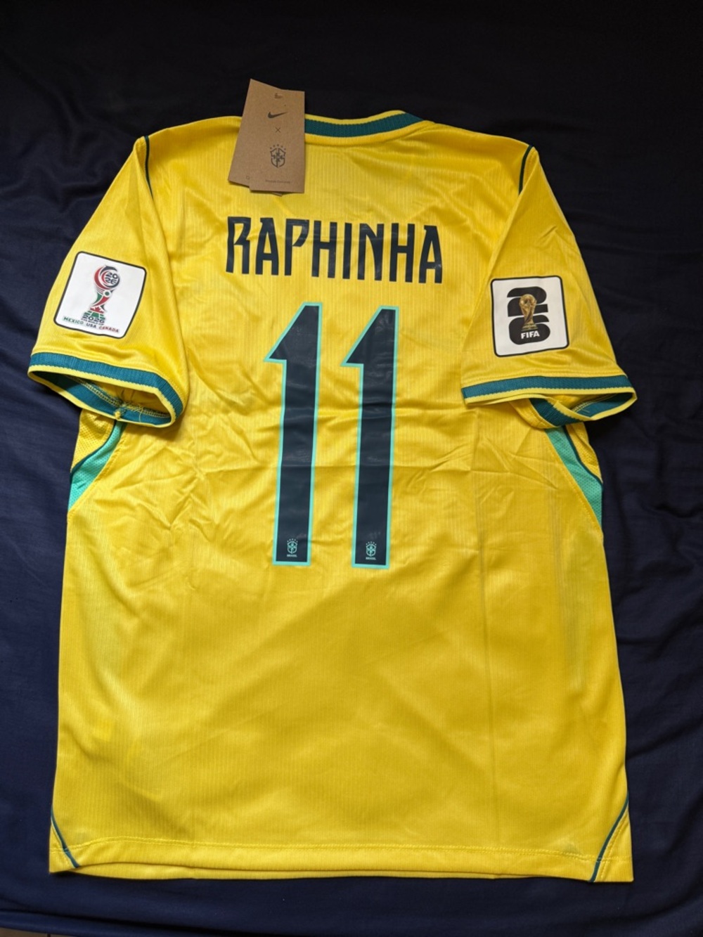 Brazil 2026 World Cup Home Jersey Raphinha #11 - Picture 2 of 2